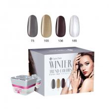 Zimní barvy gelových nehtů